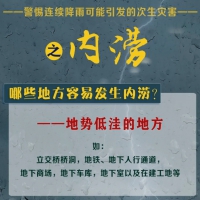 遭遇內澇、泥石流等次生災害，如何避險自救？